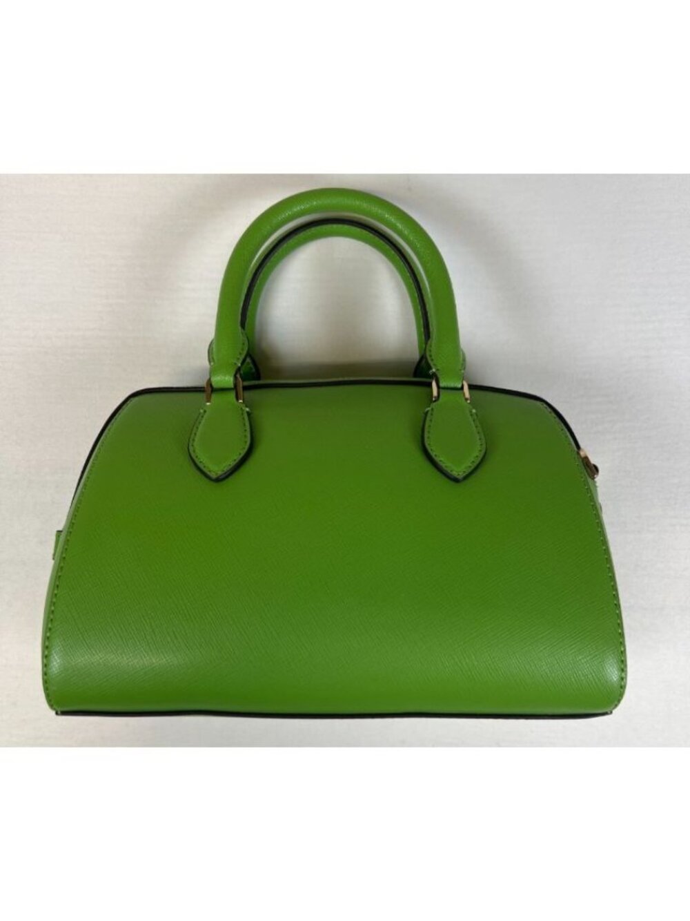 Kate Spade New York Women Green Satchel Handbag Zip Closure Top Handle Bag - Picture 2 of 10